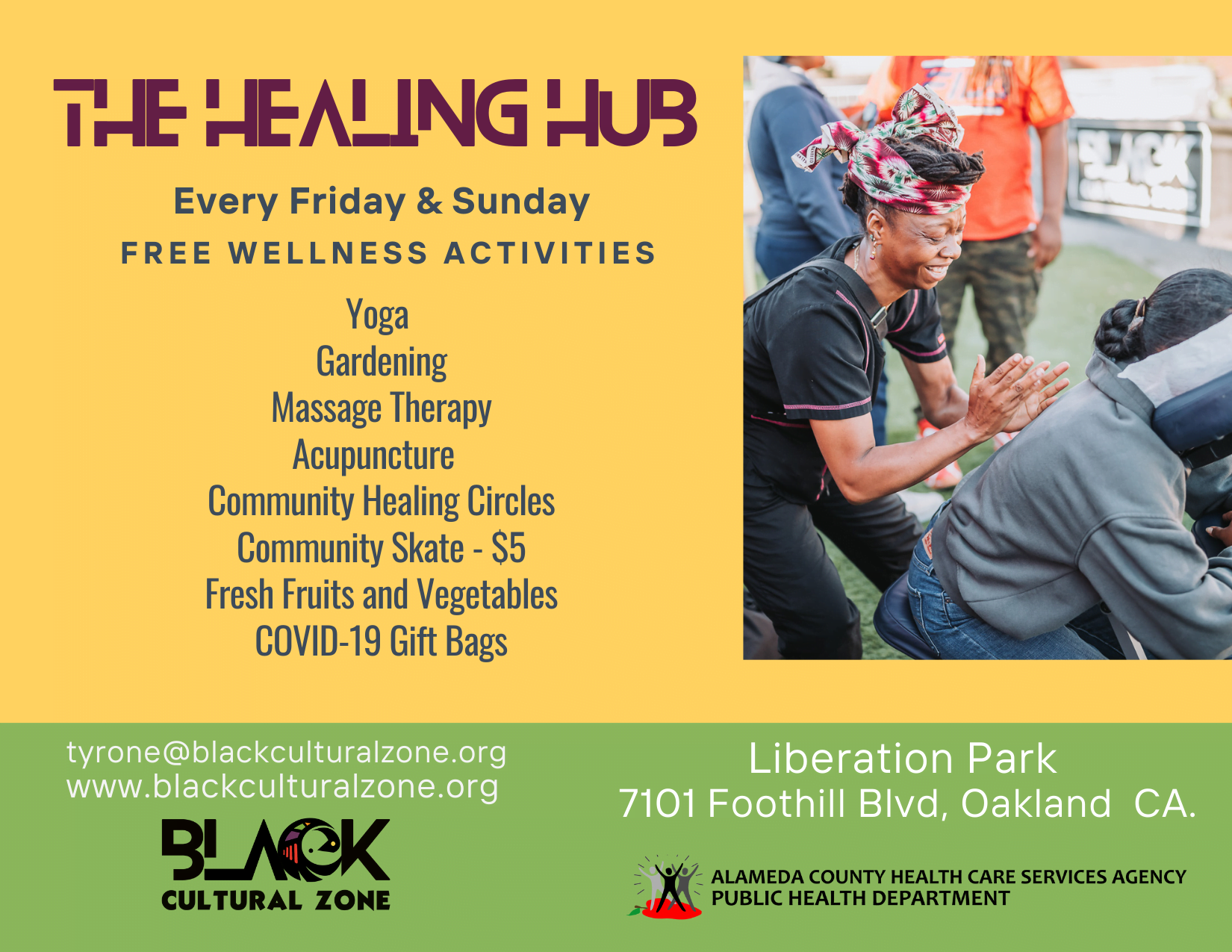 The Healing Hub [Fridays & Sundays]